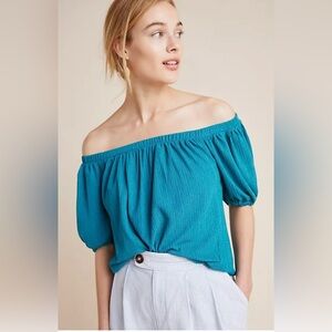 Anthropologie Elodie Off the Shoulder Woman’s Top Size Small